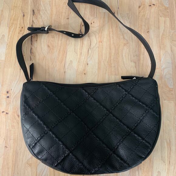 Stone Mountain Black Shoulder Bag - Picture 1 of 9